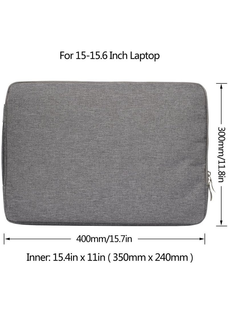Generic Laptop Sleeve Bag Compatible with MacBook Air 13 inch A2337 M1 A2179 A1932 2018-2022/Pro 13 M2 M1 A2338 A2251 A2289 A2159 A1989 A1706 A1708, Polyester Vertical Case with Pocket (Grey)  - Image 4