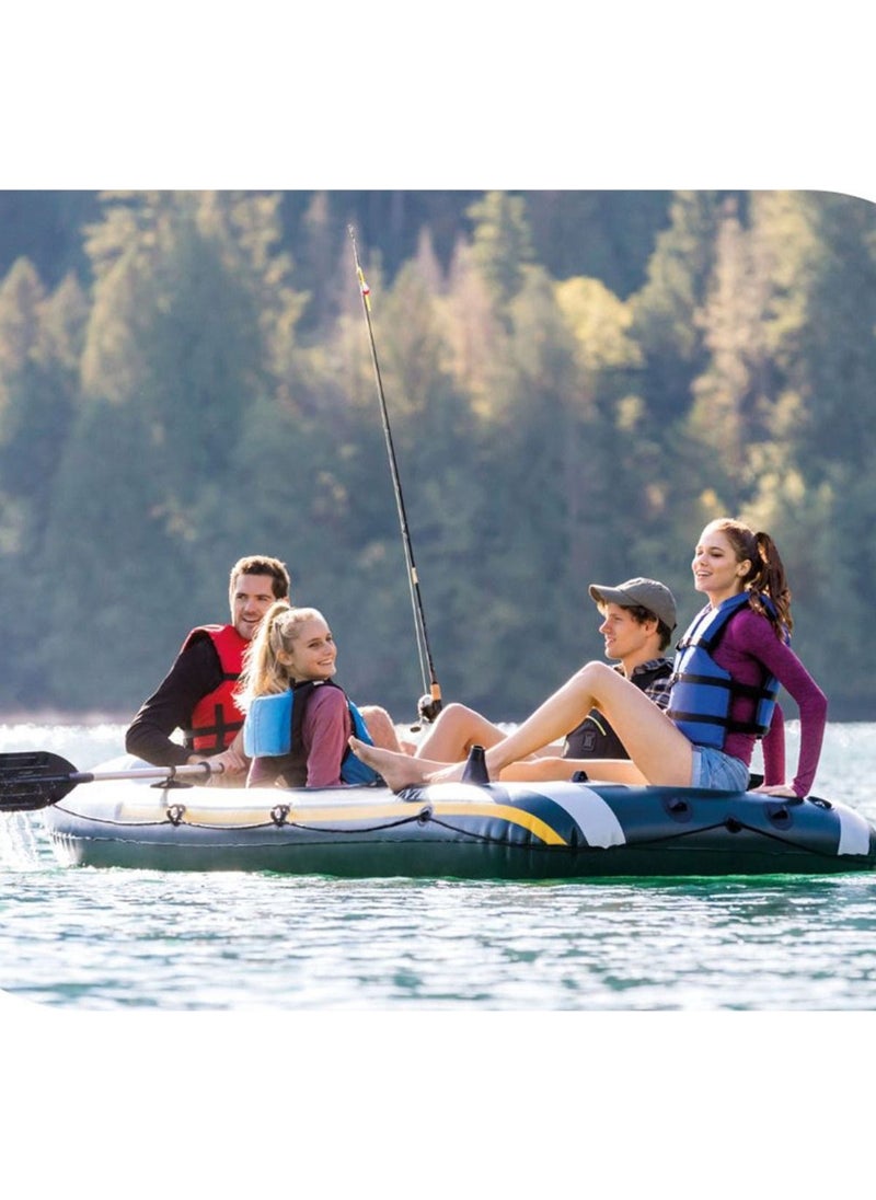 Xtoys Intex 68351 Seahawk 4 Boat Set 351X145X48 Cm. (Shovel and Pump)  - Image 4