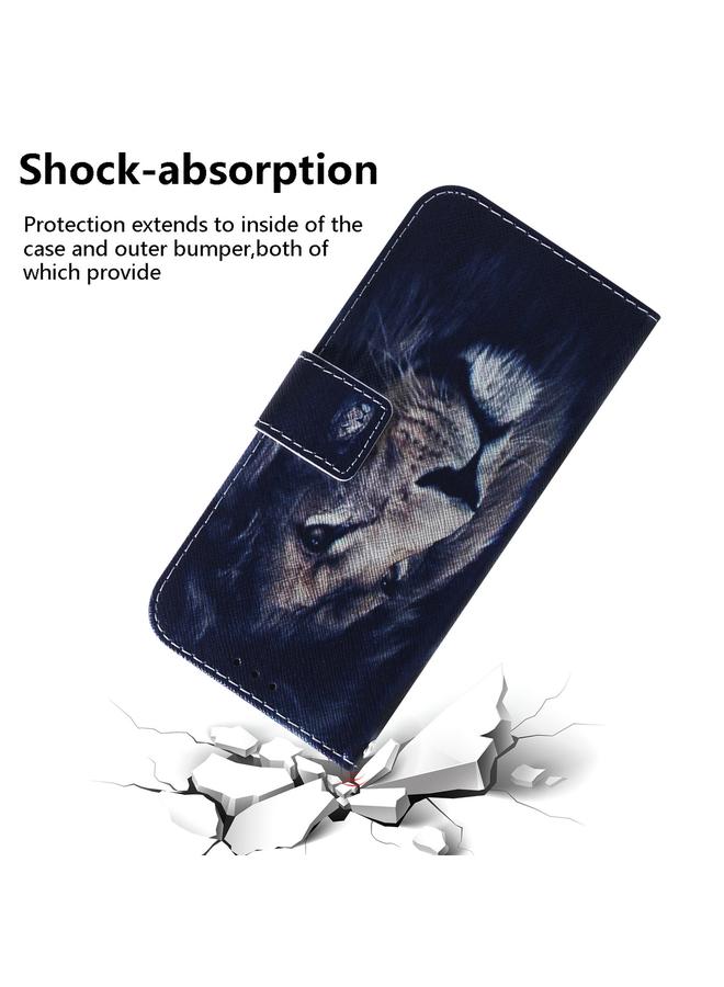 Zaboon Case For Infinix Smart 6 Plus Coloured Drawing Horizontal Flip Leather Phone Case - Image 4