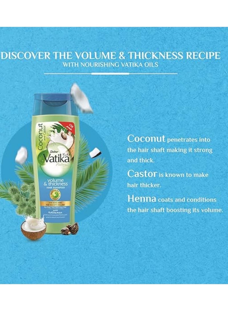 فاتيكا ناتشورالز شامبو الشعر بجوز الهند والخروع - 180 مل - Image 3