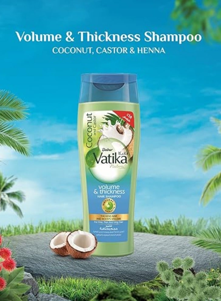 فاتيكا ناتشورالز شامبو الشعر بجوز الهند والخروع - 180 مل - Image 2