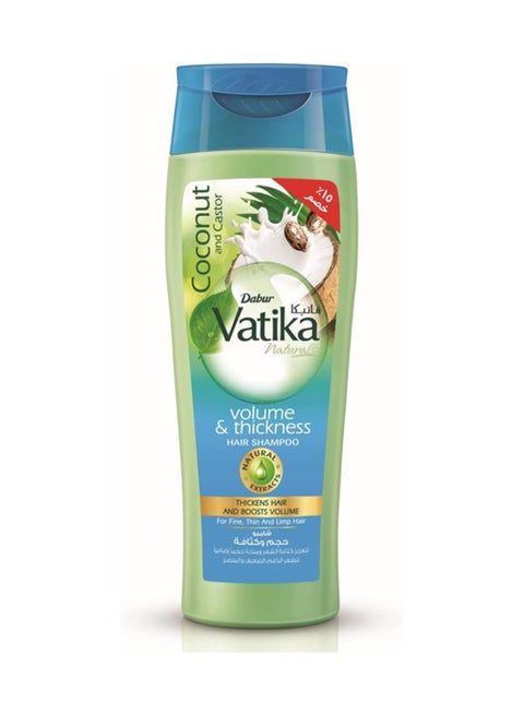 Vatika Naturals Coconut & Castor Hair Shampoo - 180 Ml