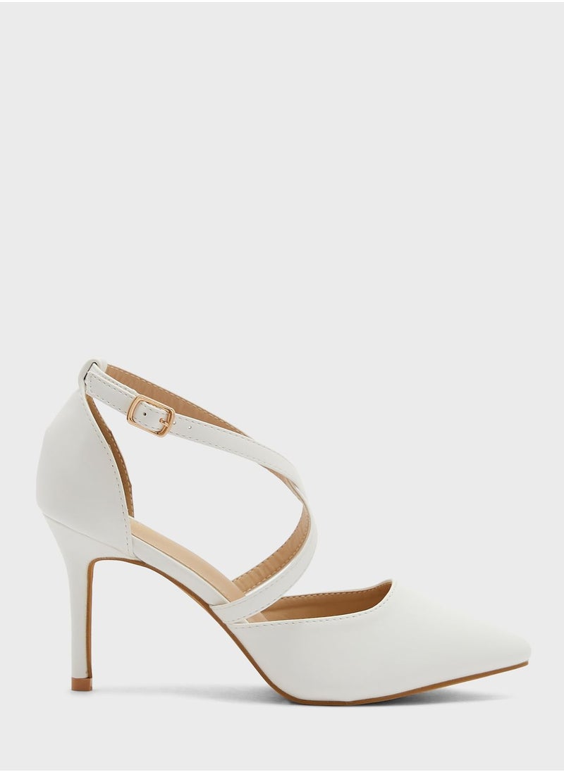 ELLA - Cross Over Strap Pointed Pump - Image 1