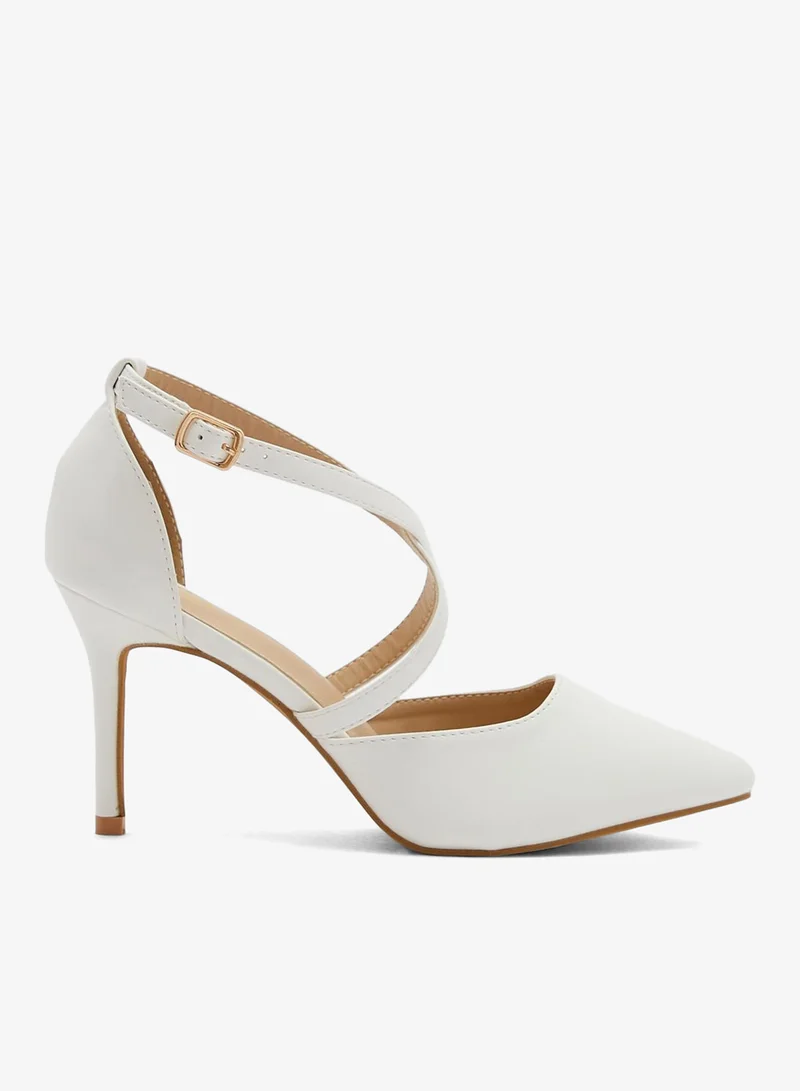 ELLA Cross Over Strap Pointed Pump