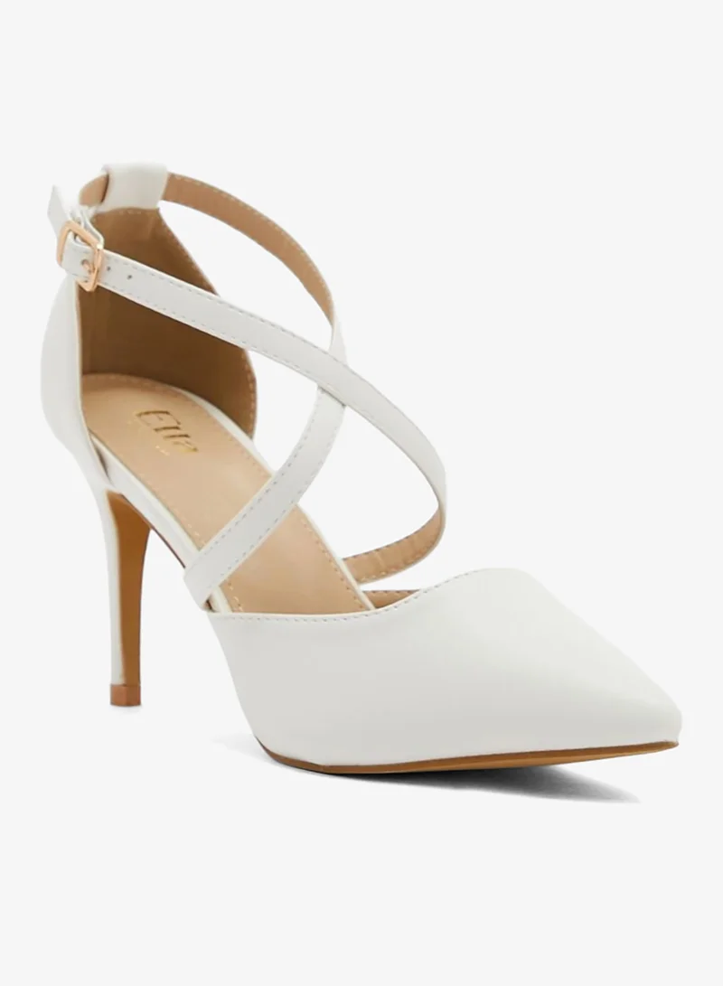 ELLA Cross Over Strap Pointed Pump