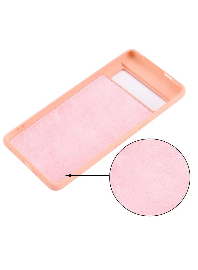 Zaboon Case For Google Pixel 7 Pure Color Liquid Silicone Shockproof Phone Case - Image 4