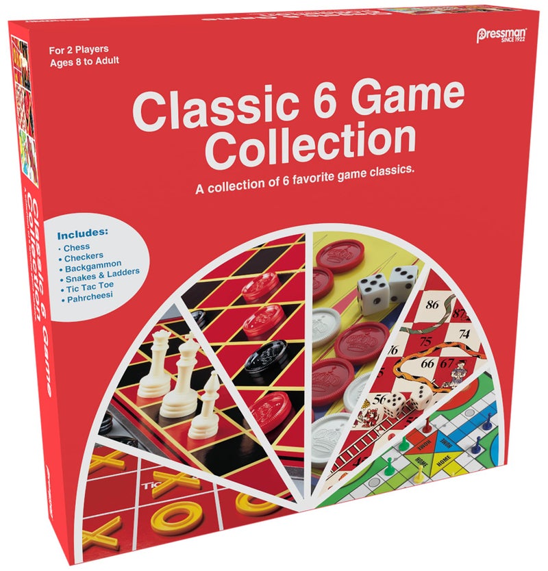 Pressman Classic 6 Game Collection - Image 1