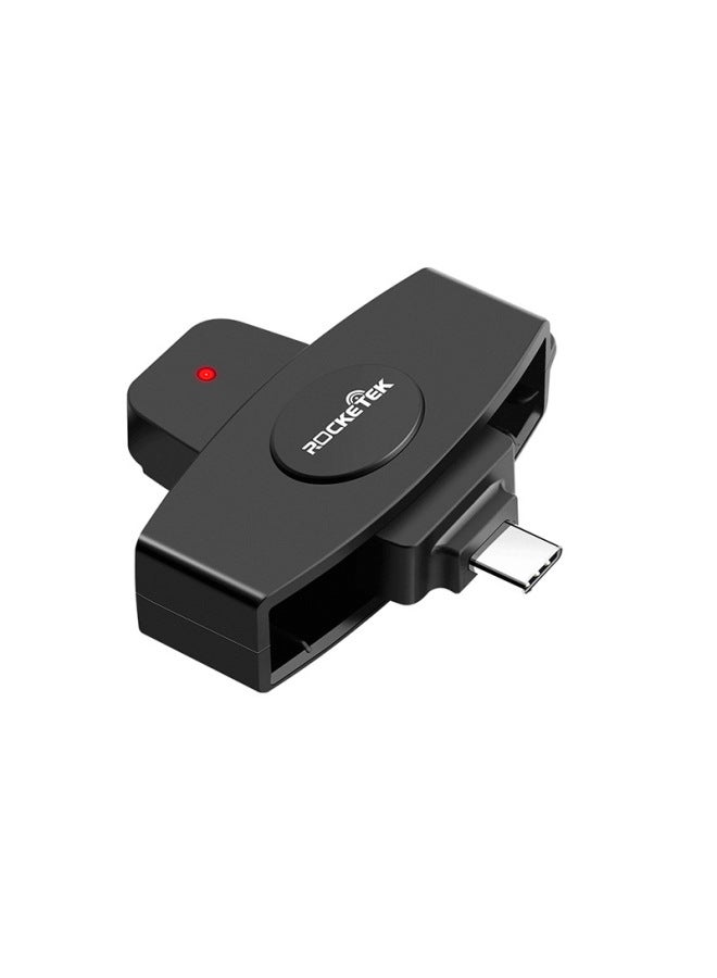 Rocketek Smart Cac Card Reader Type-c Bank Tax Filing Sim Card/ic Card Id Card Reader - Image 1