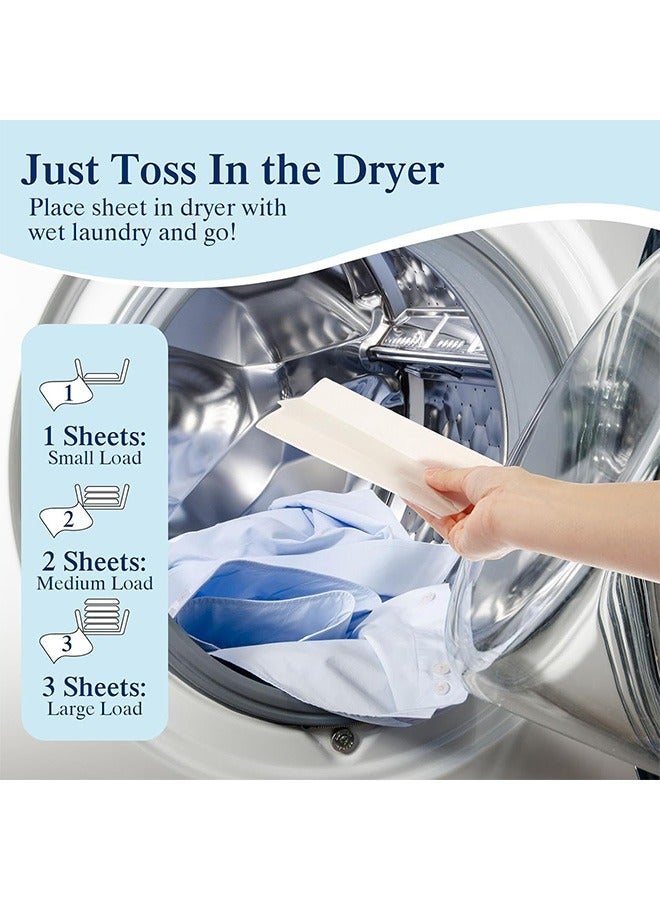 GMORO Dryer Sheets - Clothing Softness Sheet, 1 Box/40 Count Natural Fabric Softener with Plant-Based Formula, Removes Static Cling, Gentle on Clothes - for Soothing(Lavender Incense) - Image 1