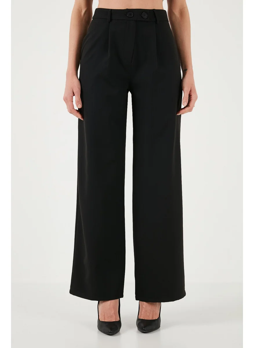 Lela Standard Fit High Waist Wide Leg Trousers Women's Trousers 6522280