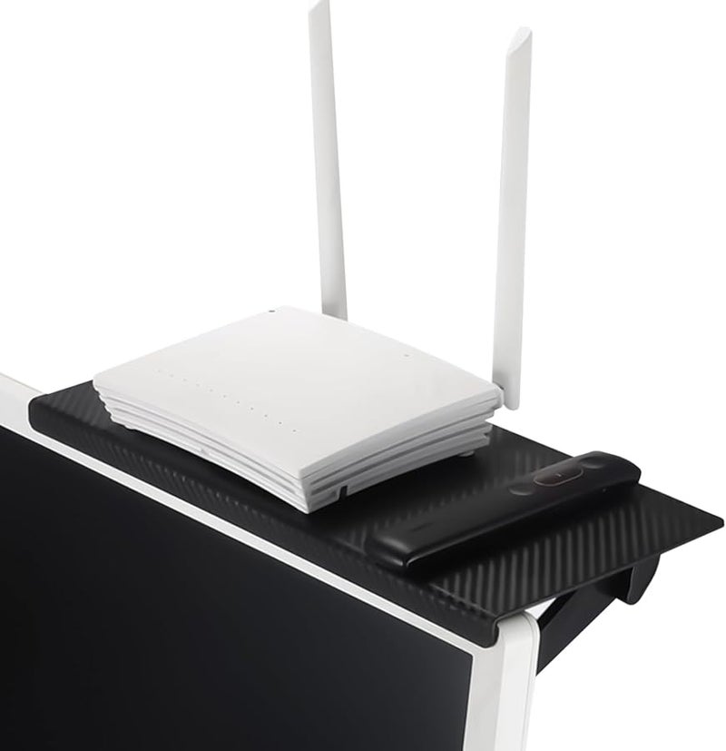 13 Inch Adjustable TV Shelf Top Media Console For DVD Player Soundbar Router - Image 2