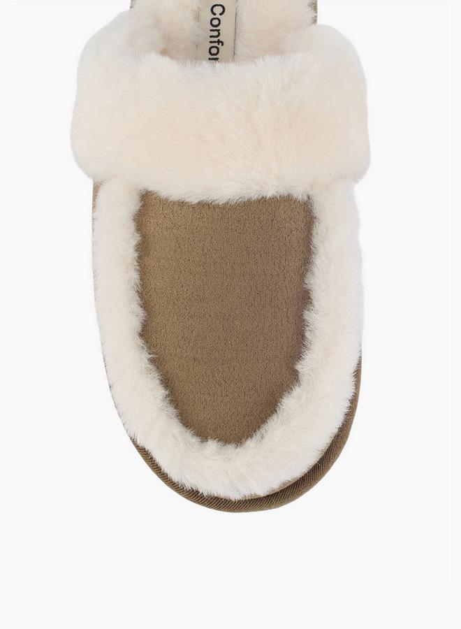 Le Confort Faux Fur Bedroom Slippers - Image 3