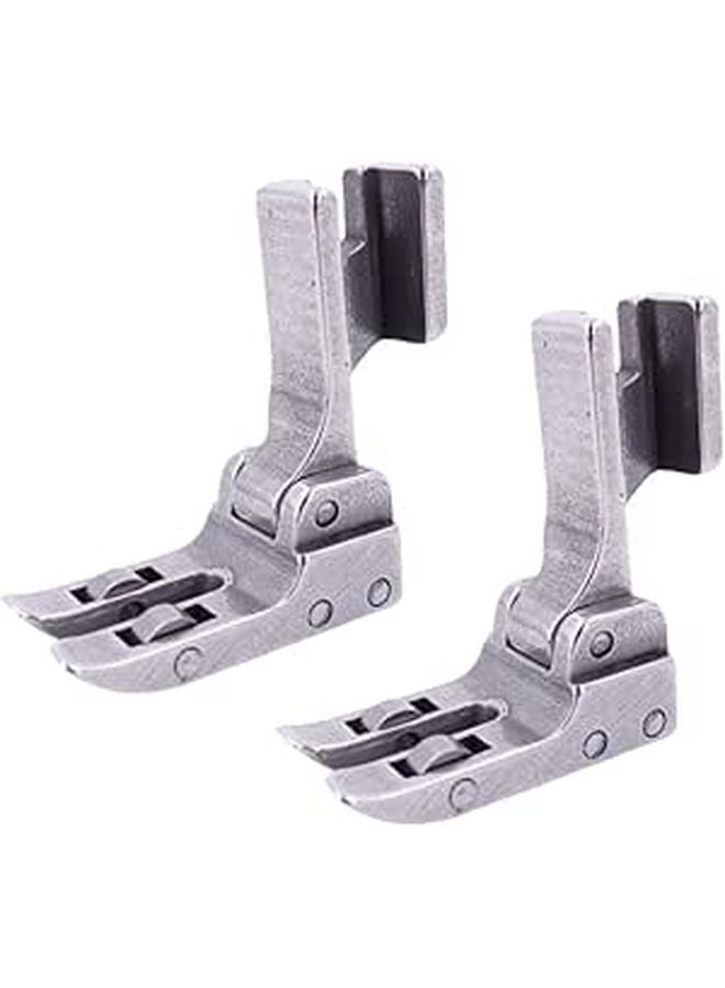 Roller Bearing Industrial Sewing Machine Presser Foot 2PCS Steel Replacement - Image 1