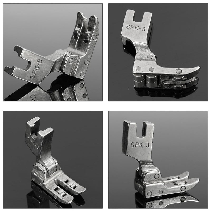 Roller Bearing Industrial Sewing Machine Presser Foot 2PCS Steel Replacement - Image 4
