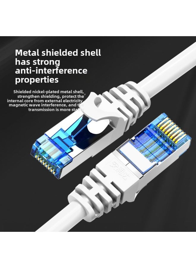 Generic Gigabit Six Types Of Network Cable Finished Jumper Computer Twisted Pair Network Cable Router Switch Connection Line Manufacturers Wholesale-Color:Gray  Category 5e-Line Length:20 Meters  - Image 5