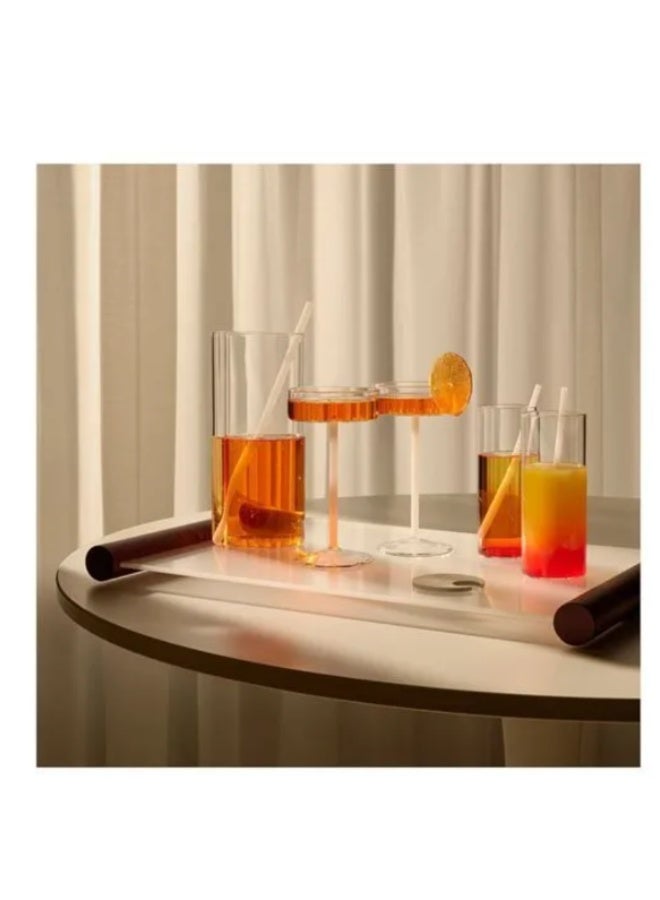 مضارب زجاج VARMBLIXT، أبيض، 18 سم، طقم من 6 قطع - Image 2
