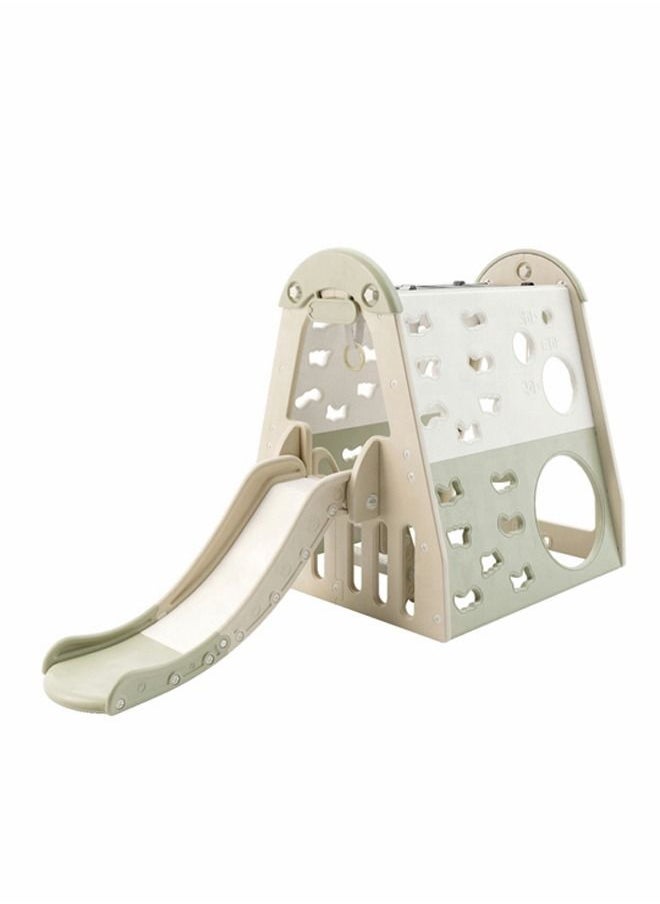 JSAITOYS - Multifunction Climbing Frame Kids Swing Slide With Basketball Hoop And Monkey Bars - Image 1