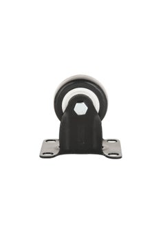 BMB tools Black PVC White Rim Caster 2 Piece 2 Inch - Rigid - Plate| Industrial & Scientific|Material Handling Products|Rubber Caster| Wheel  - Image 2