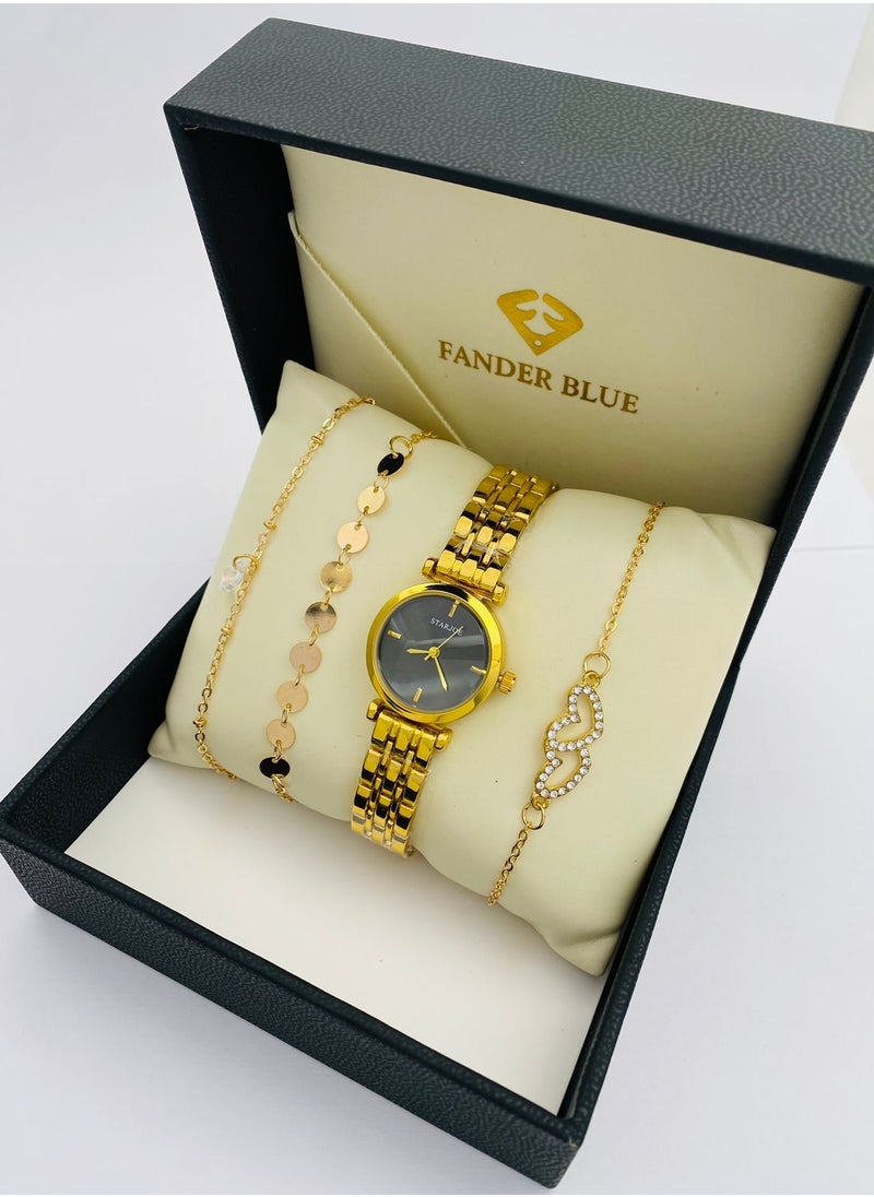 FANDER BLUE Vanderblue women's set consisting of - Vanderblue women's watch - bracelet set - with box - with warranty card 