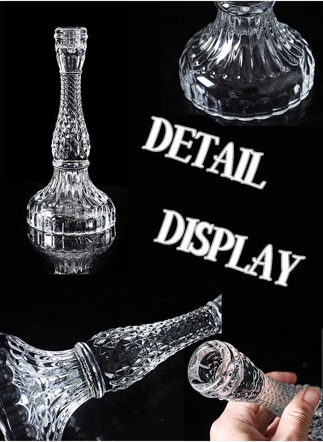 Generic - Candlestick Holders Set Taper Candle Holders Bulk Clear Glass Candle Holders for Wedding Party Romantic Dinner Festival & Windowsill Decor - Image 1