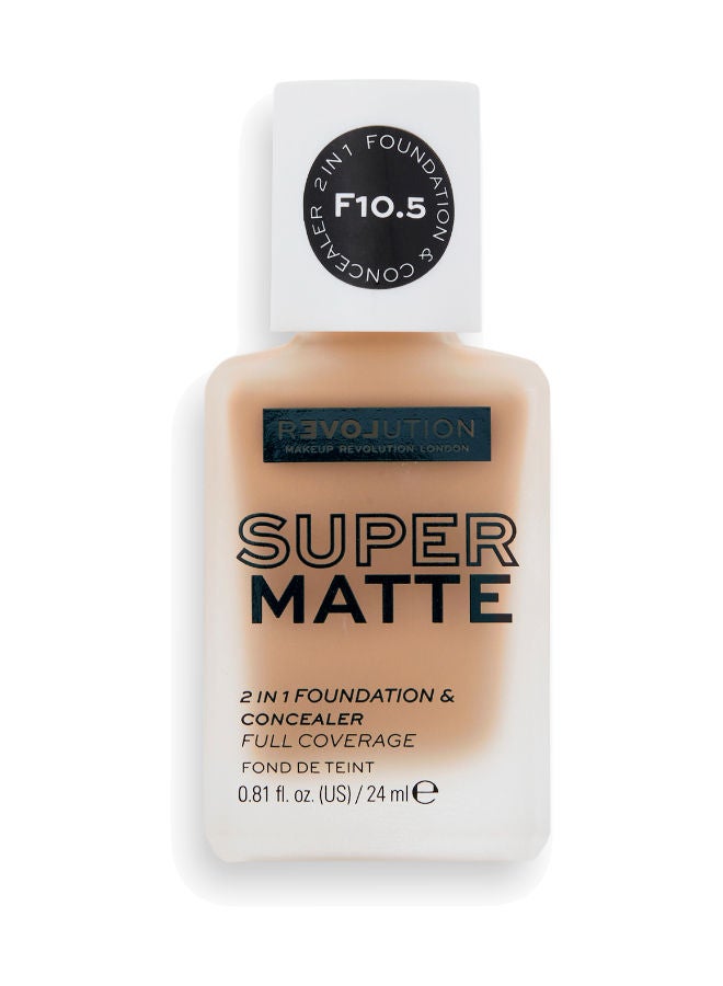 REVOLUTION Relove Supermatte Foundation F10.5 - Image 1