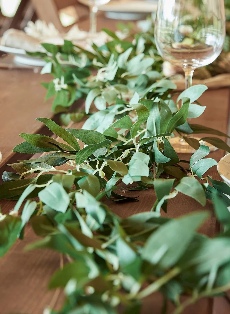 Ginger Ray Green Ruscus Foliage Garland