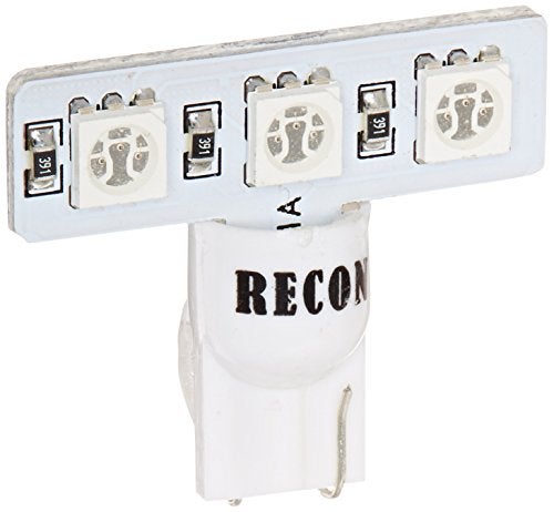 RECON - Fits 1999-2016 Super Duty F250 F350 F450 F550 1999-2016 T10 3- Watt Cab Light White LED Bulbs - (5 Piece Kit) (Amber LED) - Image 2