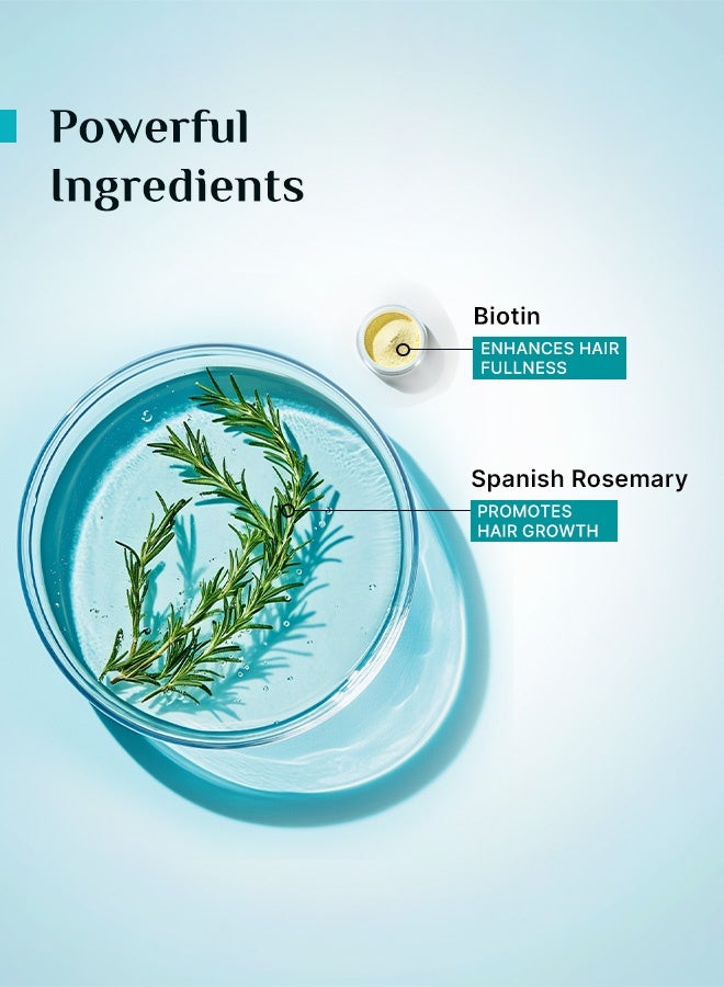 بيلجريم شامبو إسباني مضاد لتساقط الشعر بالروزماري والبيوتين 200 مل | بلسم مضاد لتساقط الشعر بالروزماري والبيوتين للحد من تساقط الشعر وتكسره 200 مل | شعر أقوى بنسبة تصل إلى 95% | لجميع أنواع الشعر - Image 4