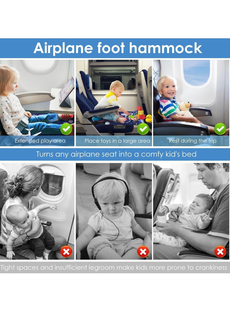 Bebiland Lightweight Toddler Airplane Seat Extender, Portable Toddler Travel Bed Kids, Kids Airplane Travel Essentials Airplane Travel Accessories  - Image 5