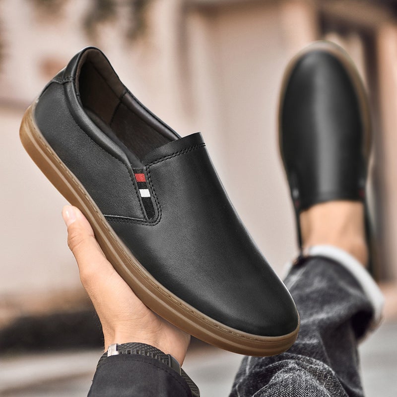 British Board Shoes European Station Simple High-Level Comfortable Fashion Youth Small Leather Shoes Autumn New Work Shoes - Image 5