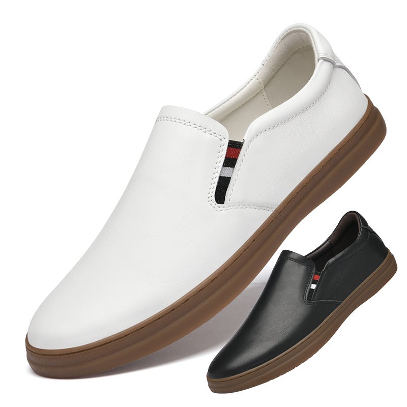 British Board Shoes European Station Simple High-Level Comfortable Fashion Youth Small Leather Shoes Autumn New Work Shoes - Image 2