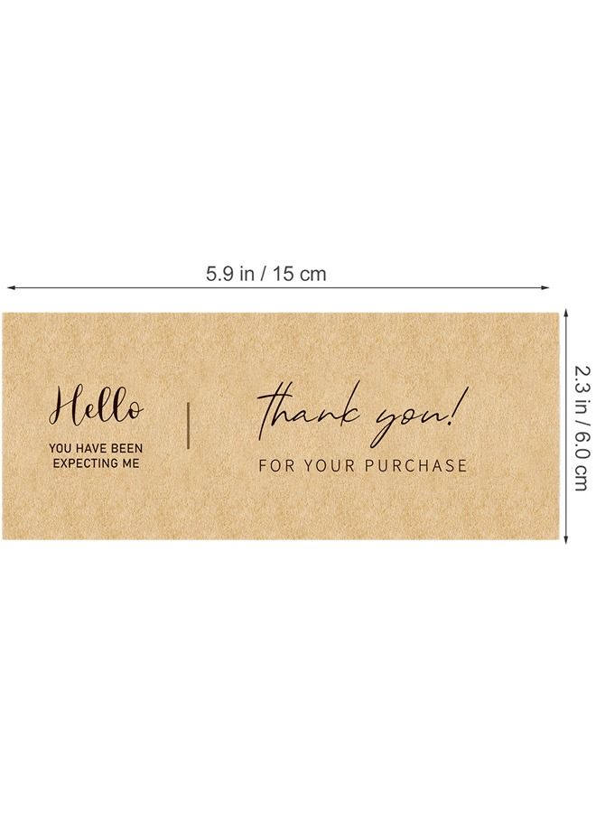 Umiwin 50 Pieces Rectangle Decorative Labels, Minimalist Art Pattern Box Seal Stickers Package Label, Decorative Sealing Decal For Jewelry Gift Packaging Customer Mailer Box Retail Bag - Image 2