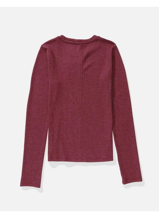 American Eagle AE Long-Sleeve Thermal Top