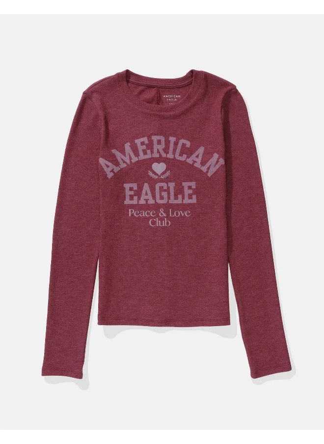 American Eagle AE Long-Sleeve Thermal Top