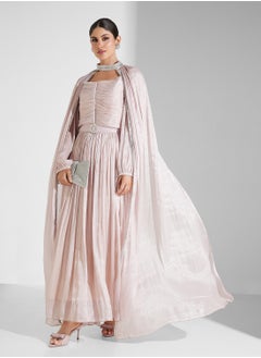 hayas closet Cape Sleeve Belted  Moroccan Dress  - Image 1