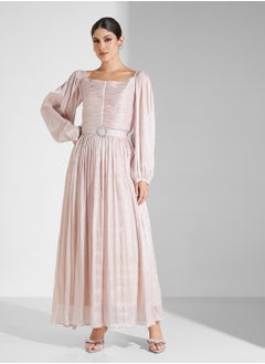 hayas closet Cape Sleeve Belted  Moroccan Dress  - Image 4