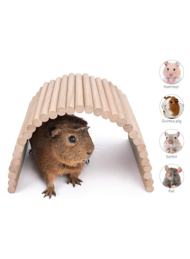 Niteangel Hamster Climbing Ladder Wooden Suspension Bridge for Guinea Pigs Rats Hedgehog Gerbils Mouse Sugar Glider and Other Small Animals (Medium) - Image 3