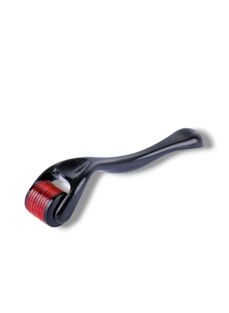 Generic High quality derma roller with fine tips in black and red - Image 1