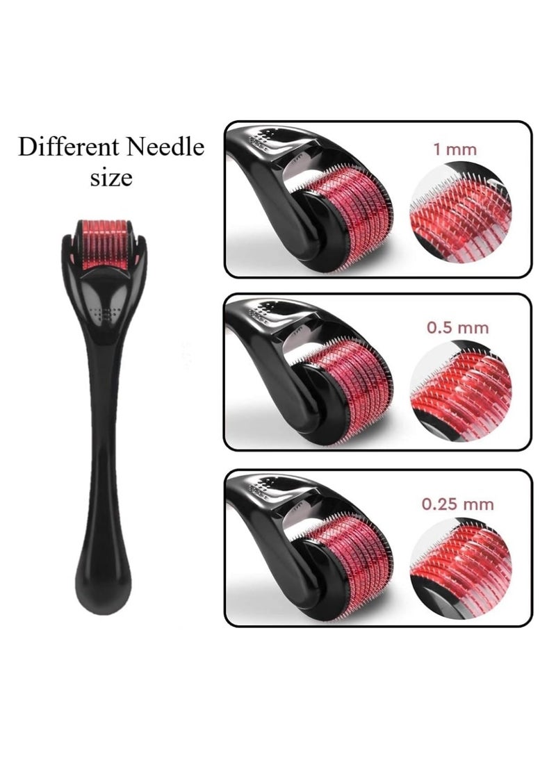 Generic High quality derma roller with fine tips in black and red - Image 3