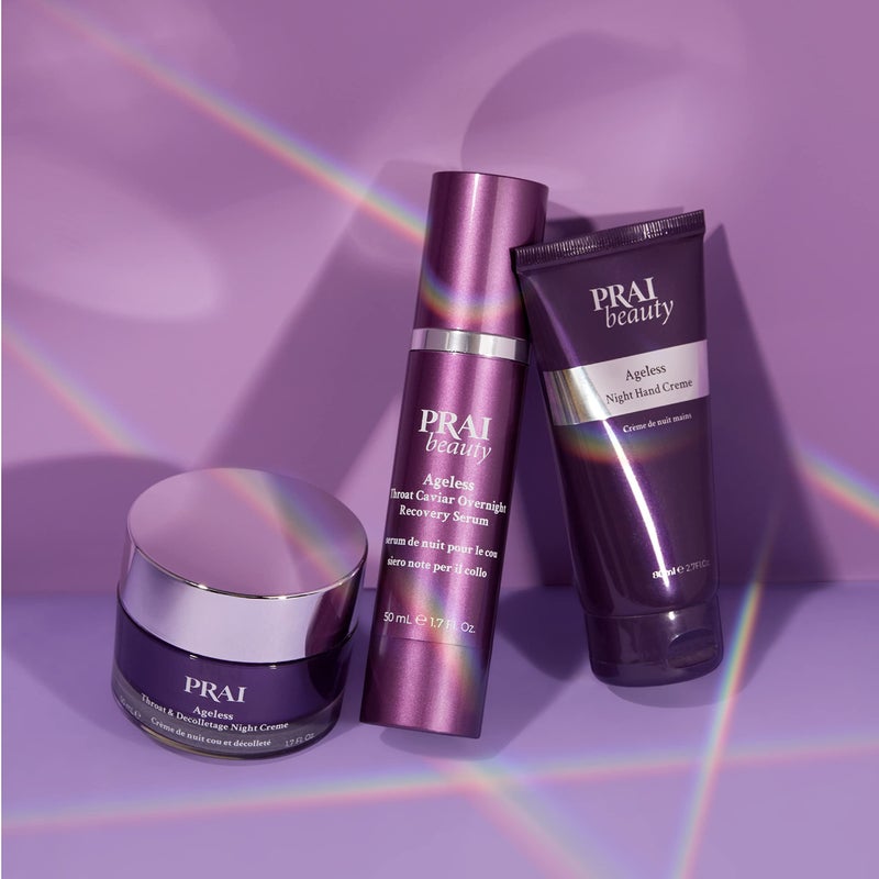 PRAI Beauty Ageless Night Hand Creme Anti-Aging and Nourishing Hand Cream, Hand Cream for Dry Cracked Hands, Paraben-Free, Vegan, Gluten-Free, 2.7 Fl Oz - Image 2