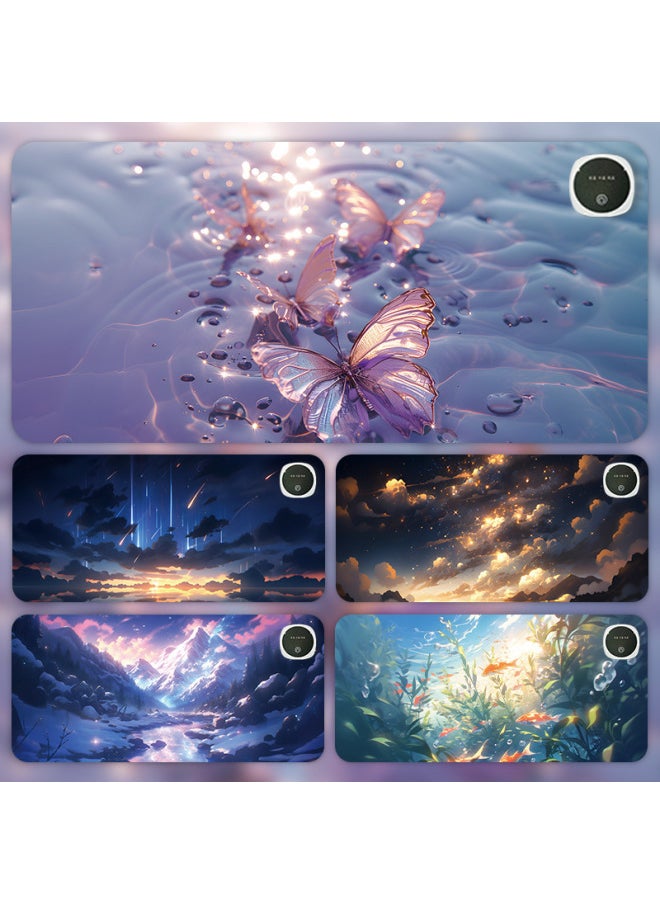 Dream Landscape Heating Heating Pad Warm Table Mat Office Computer Desktop Heating Mouse Pad-Color:600x360mm-Pattern:Jr-dream Scenery 123  - Image 2