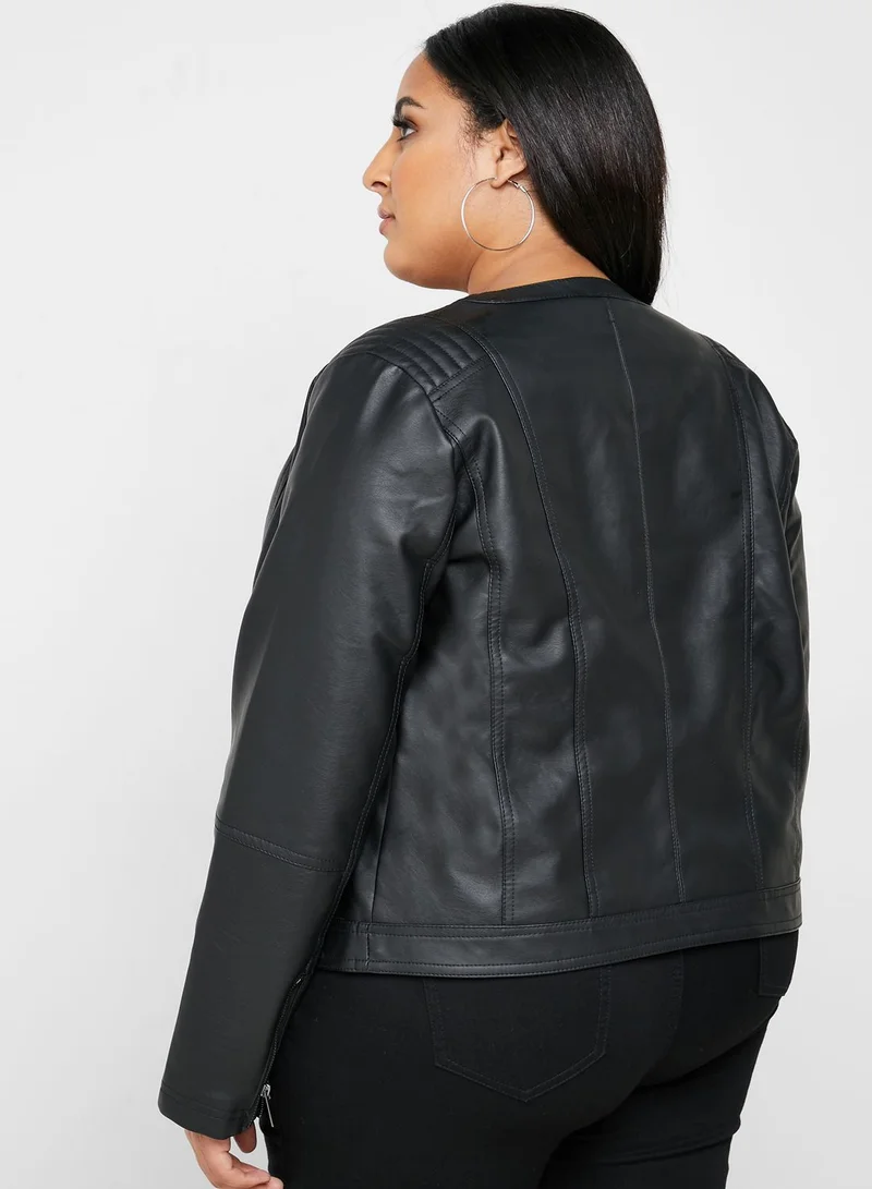 Zizzi Full Zip Detail Jacket