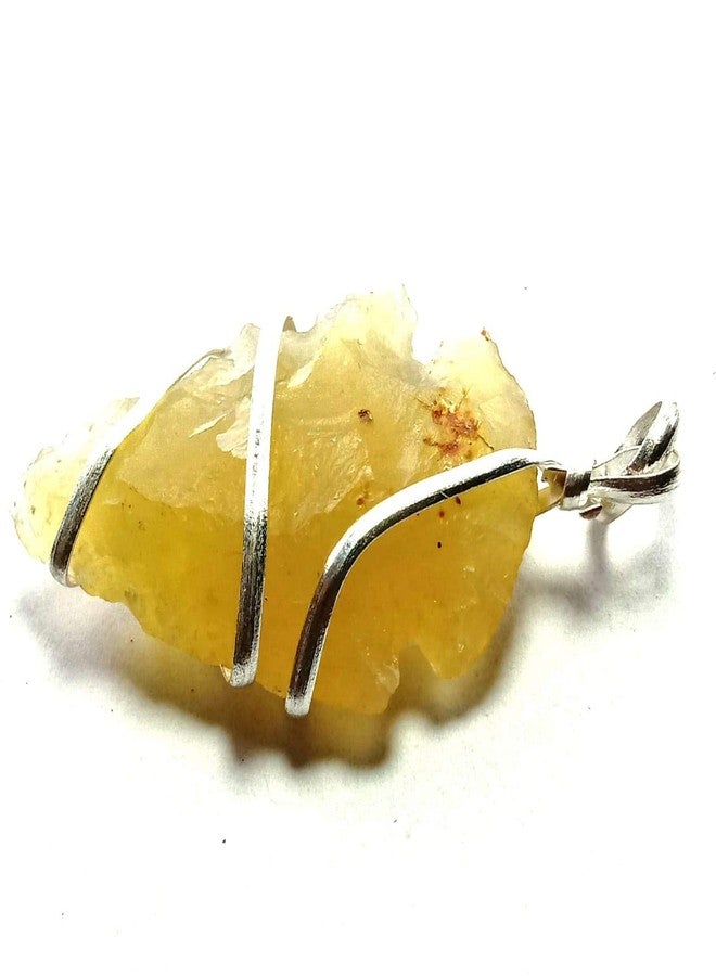 CA AGATE Yellow Carnelian Arrow Healing Crystal Pendant Necklace for Women - Image 1