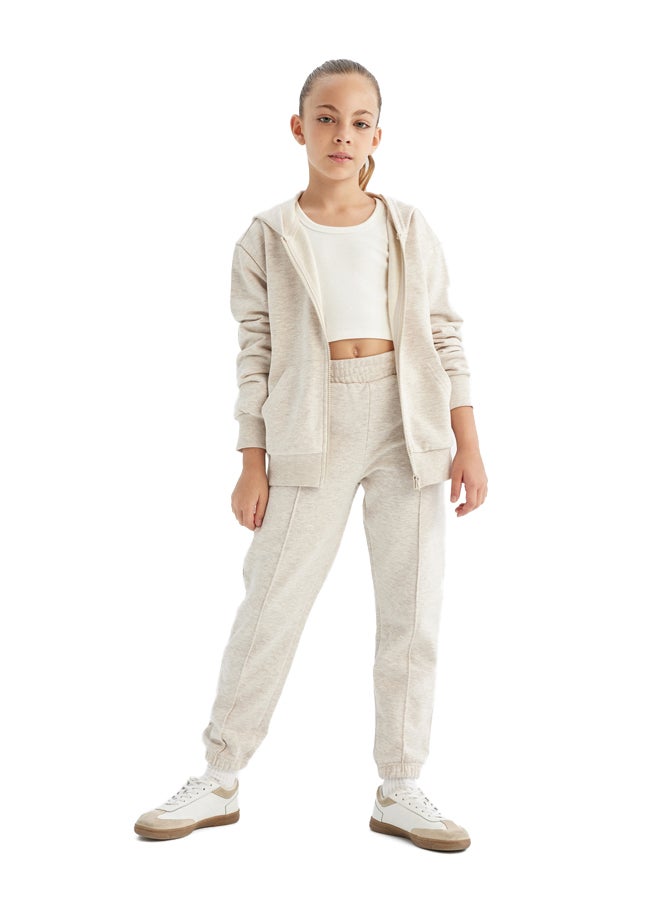 DeFacto Girl Regular Fit Hooded Long Sleeve Knitted Cardigan - Image 4