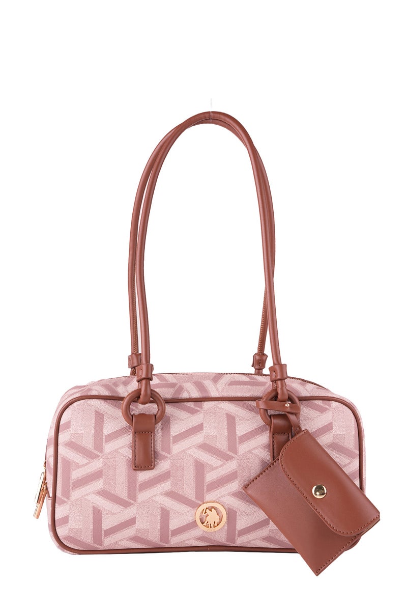 U.S. Polo Assn. Women's Shoulder Bag, Ladies Large Capacity Hobo Bag, Handbag Tote Bags Clutch Bag, Women's Leather Hobo Bag, Women's Tote Bag, Women's Shoulder Bag, Women's Hand Bag, Women's Travel Bag, for Office Sling Bag Side Bag and Girls College Students - Image 1