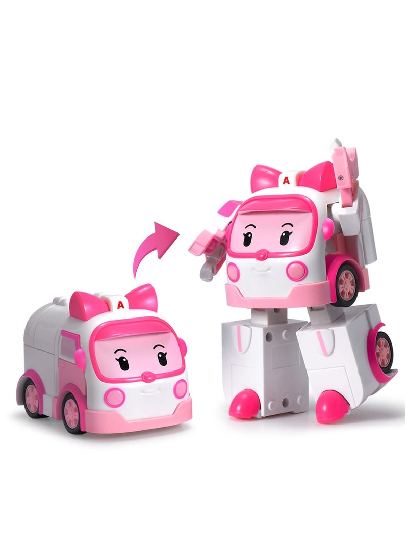 4pcs/Set Robocar Poli Helly Transforming Robot  - Image 2