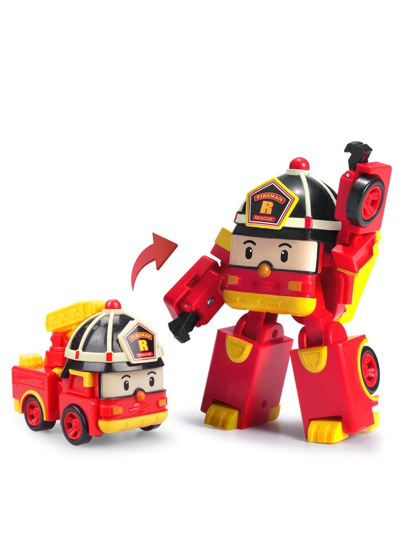 4pcs/Set Robocar Poli Helly Transforming Robot  - Image 3
