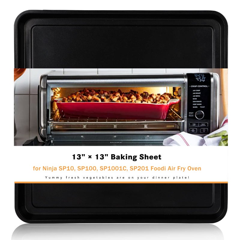 Professional 13  13 Baking Sheet Cookie Sheet Pan Nonstick Bakeware for SP101 SP100 SP1001C SP201 Foodi Air Fry Oven Sheet Pan for Foodi 8in1 Air Fry Oven NonStick Pan for SP100