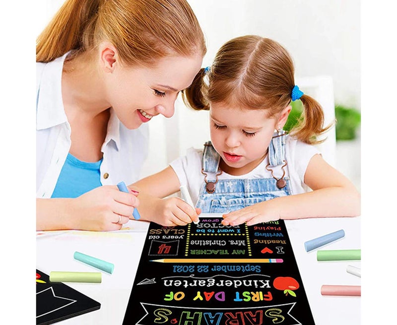 For The First and Last Day of School Student DIY Double-sided Chalkboard Sign - Image 1