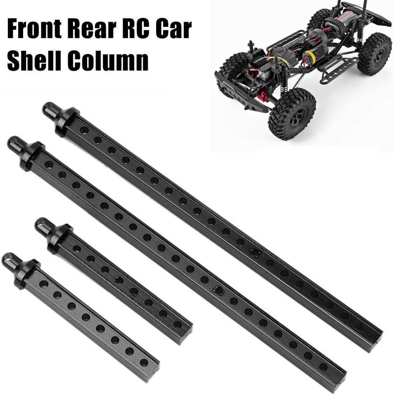 comfrt T best RC Car Shell Column, Front Rear Car Shell Column RC Spare Parts for RGT 136100 1/10 RC Car(Black) - Image 1